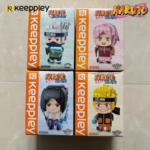 Keeppley Naruto Series Building Blocks Sunflowers Architecture Street View DIY Model Assembled Brick