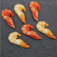 [Simulation Model] Simulation Shrimp Model Sea Shrimp Food Fake Base Wai Shrimp Raw Cooked Shrimp Ve