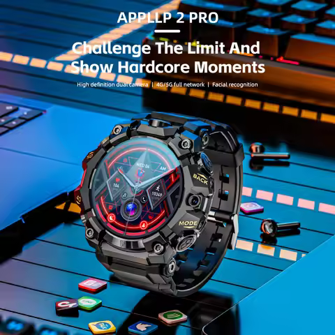 Android 10.0 Smartwatch 4G 5G LTE Full Netcom Smart Watch With 800W Dual Camera GPS WIFI NFC IP68 Wa