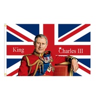 2023 King Charles III King Charles III King Charles III Coronation Flag 90 * 150cm Login Flag