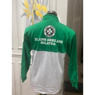 KAIN COTTON ST. JOHN AMBULANCE MALAYSIA LENGAN PENDEK & PANJANG BAJU KADET KOKURIKULUM