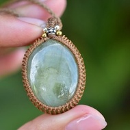 63克拉剛玉之影 藍寶石 Macrame 項鍊 854