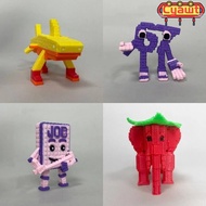 CYAWT  Printed Figure, 67 Brainrot Figure Imaginative Miniature Craft Decoration, Creative Horror Ga