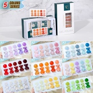 ❤ AS® MINI SET 5 Colors Series Nail Polish Gel Collection 15ml Nail Polish Long Lasting Nail Gel AS 绿瓶5色系列甲油胶.