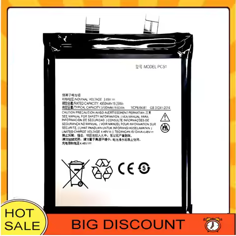 For Motorola Moto Edge Plus 2023 Edge+ 2023 5100mAh Safe Mobile Phone Battery PC51