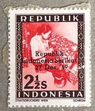 PW870-PERANGKO PRANGKO INDONESIA WINA REPUBLIK 2,5s, MINT