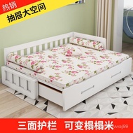 Overseas imports#Solid Wood Sofa Bed Foldable Sofa Bed Study Dual-Use Sofa Bed Living Room Double Sofa