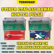 :: Stiker Etalase Konter Bagian Bawah / Stiker Dekorasi Konter /