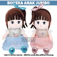 Boneka Import Anak Cewek MeMei Squishi Girl Poni Kuncir Besar Jumbo