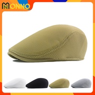 Middle-aged men's beret in mesh fabric H-613