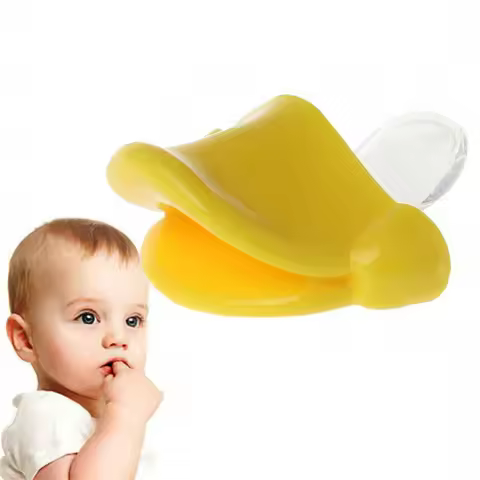 1/10pcs Silicone Funny Nipple Pacifier Baby Pacifier Toddler Nipples Baby Orthodontic Teeth Lips Kis