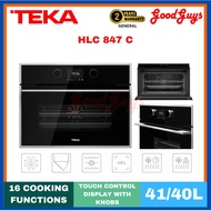 [Seller's Own Fleet] TEKA HLC 847 C Multifunction + Microwave Oven with HydroClean System in 45CM