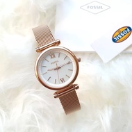 Fossil Watch Carlie Mini Rose Gold-Tone Stainless Steel Watch ES4433