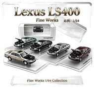 Fine Works 1/64 Lexus LS400 Diecast Car Model Alloy Simulation Collection Toy Gift For Boys#peetyeee