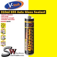 V-TECH 310ml 655 Auto Glass Sealant with/without Black Primer #VT-655