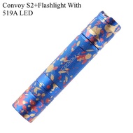 Original Convoy S2+Flashlight With 519A LED Floodlight Camping Hiking Lamp