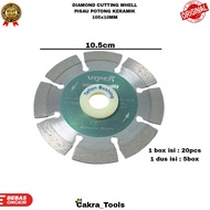 DIAMOND CUTTING WHELL PISAU POTONG KERAMIK HIGH SPEED 105MM × 10
