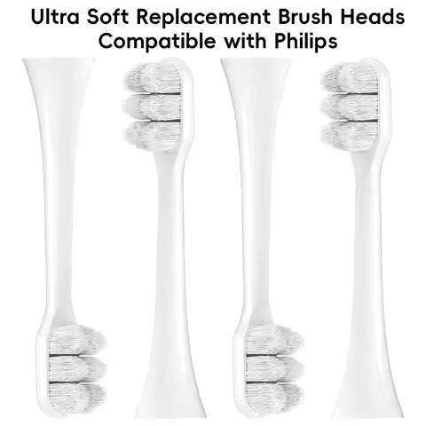 Pack of 2/4/8/12 Ultra Soft Replacement Brush Heads Compatible with Philips Sonicare Electric Toothb