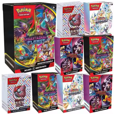 Pokemon Cards Pikachu 151 Booster Bundle 72 Cards Collection Pokemon TCG MEGA Series Rare Game Colle