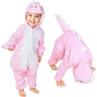 Breevo Halloween Dinosaur Tiger Panda Costume Kids Onesie 18M-8Y