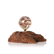 【正佳珠寶】綠幽靈 頂級透體聚寶盆水晶球 42.1mm 綠幽靈水晶球