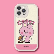 Bt21 BTS Phone Case-Cartoon Couple Suitable for Apple 16promax iPhone15pro