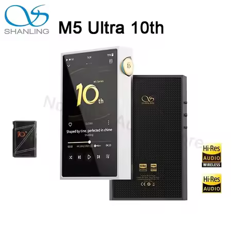 SHANLING M5 Ultra 10th MP3 Player HiFi Hi-res Audio Portable Music Player AK4191EQ AK4499EX DAC Chip