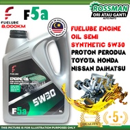 Fuelube F5a Malaysia Engine Oil engine oil 5w30 Semi Synthetic Proton Perodua Toyota Honda