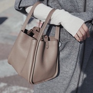 Songmont songmont One-Shoulder Genuine Leather Bucket Vegetable Basket Bag