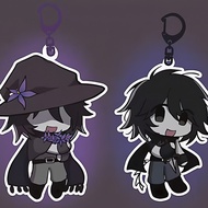 FORSAKEN Acrylic keychains two time & azure, Cute cartoon game Character pendant