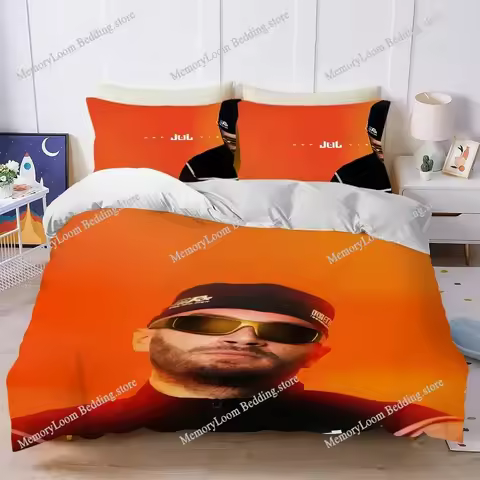 Rapper Julien Mari Jul Mise a jour Duvet Cover Set Bedding Soft Laundry Cotton Bed Four Seasons Stud
