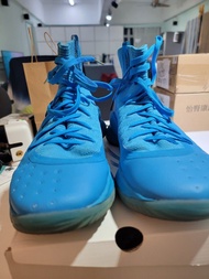 Under Armour Curry 4 Blue Basketball Shoes