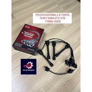 HOS - CAR PLUG WIRE SET / PLUG CABLE SILICONE - TOYOTA ESTIMA 2.4 TCR10 , TCR11 5MM 2TZ-FZE Y1990-20