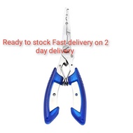 Stainless Steel Fishing Pliers Playar Scissor Lure Changing Accessory Tool Clip