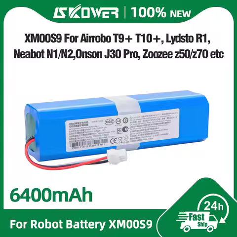 SKOWER 14.8v robot vacuum cleaner battery for xiaomi viomi s9 roidmi eve plus neabot n2 laresar l6 P