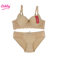 Lidily - Setelan ( Bra + Celana Dalam ) Wanita Lingerie Sexy Tanpa Kawat BH CD | GIFT WEDDING Sesera