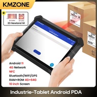 Rugged Tablet Android 11 with 1D/2D Newland Scanner Industrial PDA,10" Screen, IP67 Waterproof, 4GB 