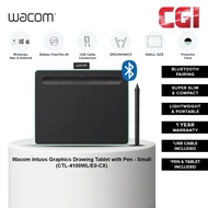 Wacom CTL-4100WL/E0-CX Intuos Small Pen Tablet with Bluetooth - Pistachio