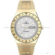 TIMEX TW2U95800 (W) Q Timex 36mm Day Date SS Bracelet Gold
