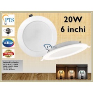 IMITOS LED Downlight 20W  6'' , 12W 4" - ROUND Square Recessed Down Light