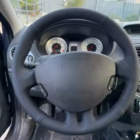 Customize Leather Breathable 3 2008 2009 Clio Dynamics 2008 Clio Mk 3 Accessories Car Steering Wheel