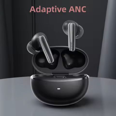 QCY MeloBuds N70 Adaptive ANC Wireless Earbuds Bluetooth 6.0 LDAC Hi-Res Audio 6 Mics Wireless Charg