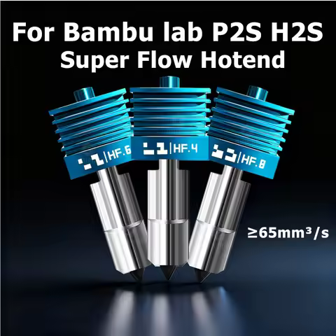 P2S Hotend for Bambu Lab H2D/H2S Combo/P2S 3D Printer Quick Swap Hardened Steel Nozzle P2s 3D Printe