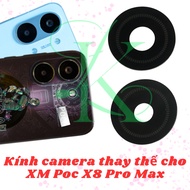 Rear camera glass replacement for XM Poc X8 Pro Max glue