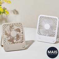 [OA] Square Mini Wireless Desk Fan – USB Rechargeable BLDC Motor (2 Colors)
