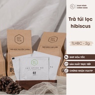 Trà túi lọc hibiscus/trà atisô đỏ Dotea gói 2gam pha trà trái cây trà nhiệt đới theo mùa chua nhẹ sắ