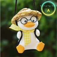 【Limited Stock】Car Rear Mirror Q type Swinging Duck Car Display Toy / Car Decoration / Car Hanging O