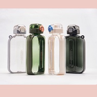 Slim Flat Water Bottle PC Silicone Flat Water Bottle for Travel