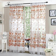 [Free Shipping+Factory Price]Peony Curtain Living Room Bedroom Home Door Window Curtain