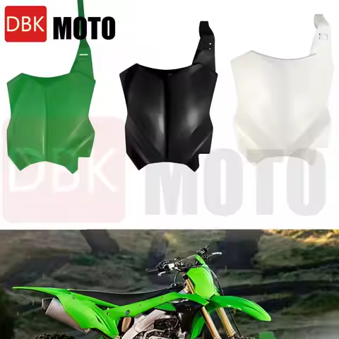 Motorcycle Plastic Front Number License Plate Cover For KAWASAKI KLX300R KX250 X KX250F KX450F 450 f